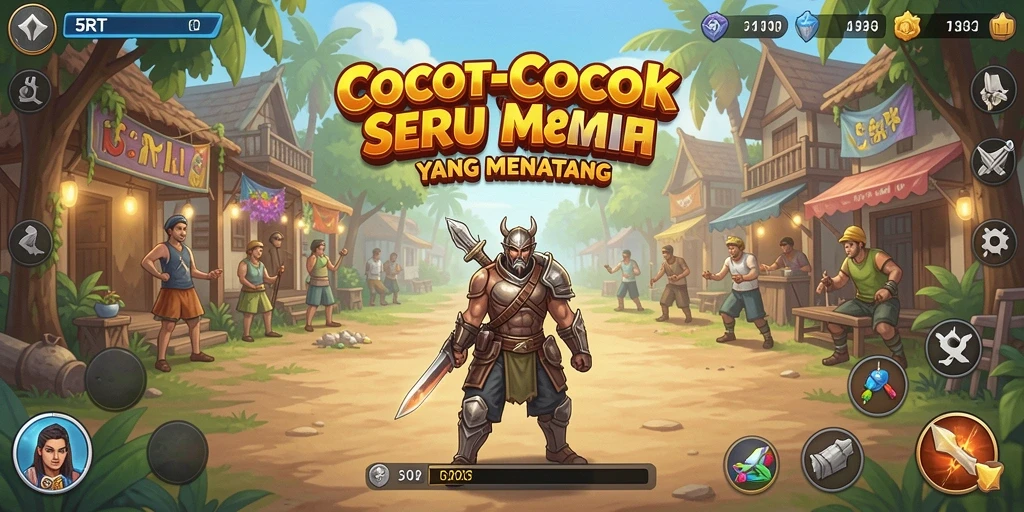 Tampilan gameplay 5RT yang seru dan colorful dengan tantangan Match-3.