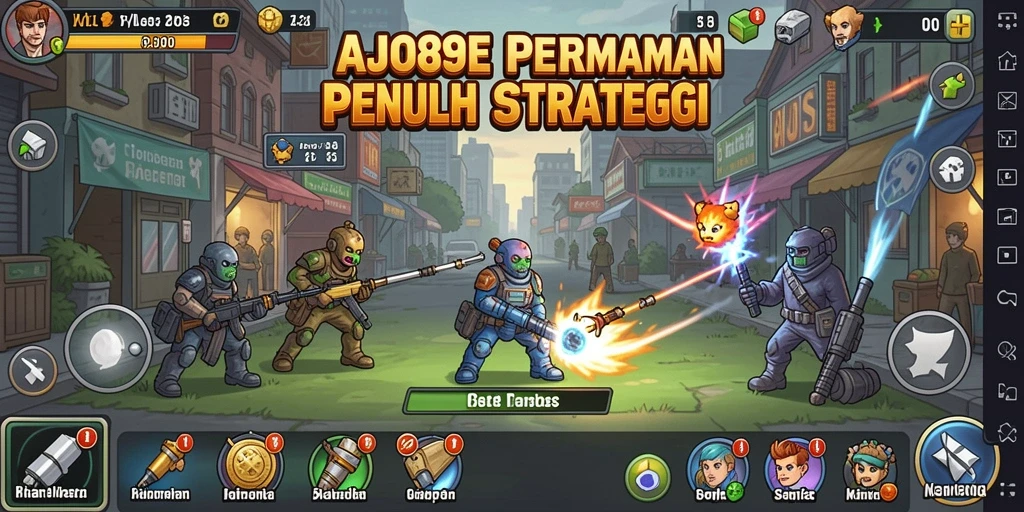 Screenshot utama AJO89 menampilkan gameplay menyenangkan yang menggugah selera.