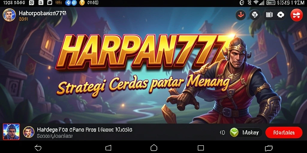 Tampilan menarik dari gameplay HARAPAN777 yang strategis.