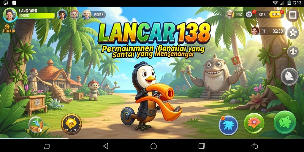 Tampilan gameplay LANCAR138 yang cerah dan menghibur.