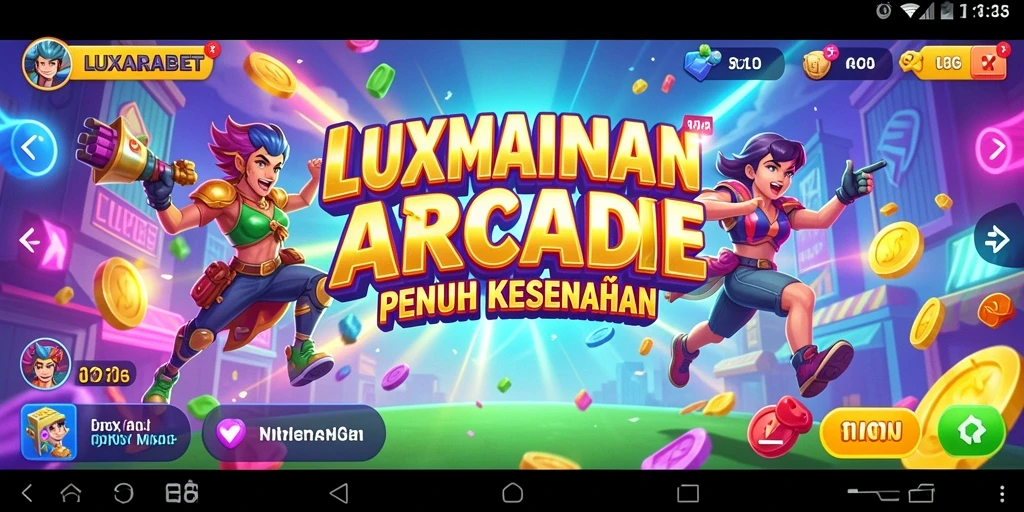 Gambaran layar utama LUXARABET yang menunjukkan gameplay seru.