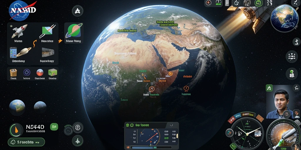 Screenshot utama NASA4D menampilkan berbagai fitur Utility yang berguna.