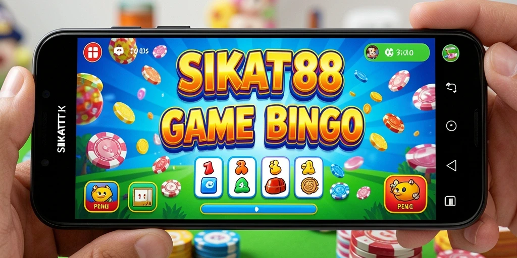 Gambaran gameplay menarik di aplikasi Bingo SIKAT88.