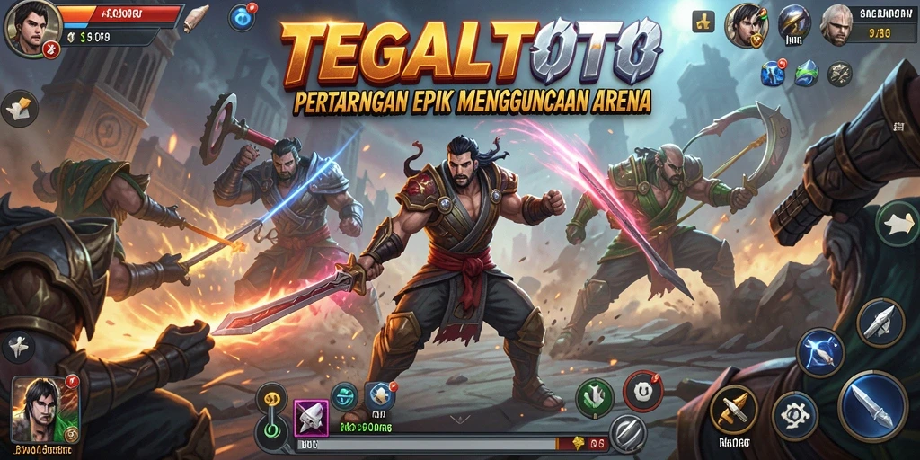 Screenshot TEGALTOTO menampilkan aksi pertarungan yang mendebarkan.